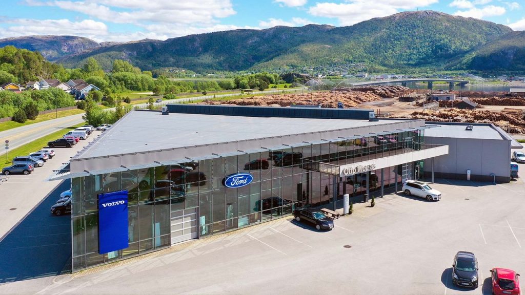 Bilde av fasaden på Otto Moe avdeling Namsos